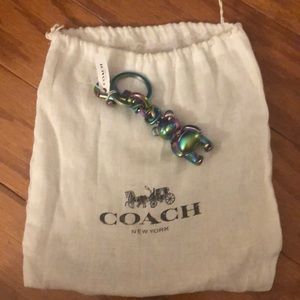 Coach collected keychain